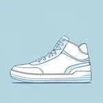 pale blue sneakers image